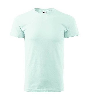 Unisex памучна тениска Elino в син нюанс снимка