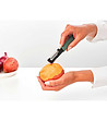Белачка с подвижно острие Tasty е зелено с мини ренде за цитрусови кори-4 снимка