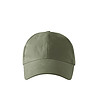 Unisex памучна шапка с козирка в цвят каки-1 снимка