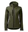 Softshell  дамско яке в цвят каки-0 снимка