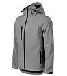 Softshell мъжко яке в сиво-2 снимка