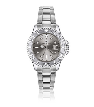 Сребрист мъжки часовник снимка