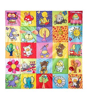 Бебешко килимче за активни занимания Пъстър свят снимка