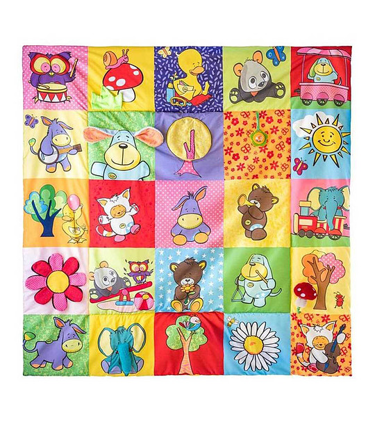 Бебешко килимче за активни занимания Пъстър свят снимка