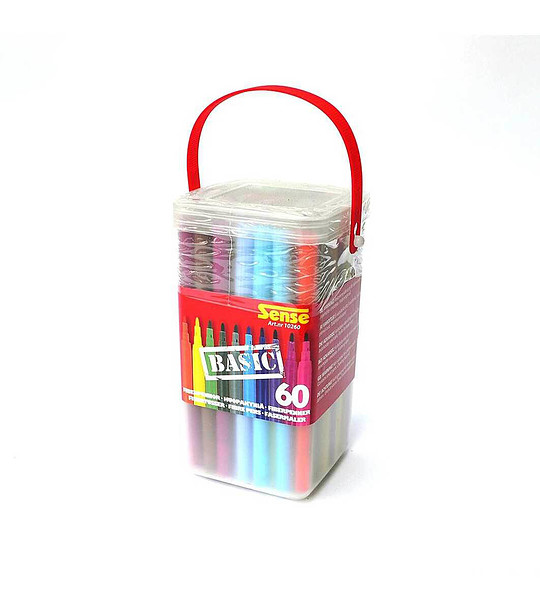Флумастeри BASIC - 60 бр. снимка