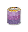 Комплект блестящи лепенки за декорации WASHI TAPE Розово-лилави, 3 бр.-0 снимка