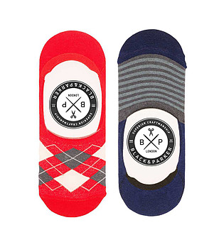 Комплект от 2 чифта мъжки чорапи пениран памук Marino снимка