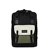 Unisex раница в черно с контрастен джоб No.33 Chunky XL-0 снимка