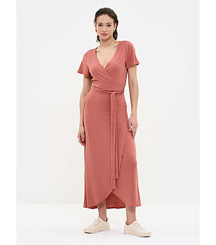 Рокля в цвят брик Irrina снимка