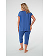 Дамска пижама в синьо Paola-2 снимка