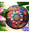 Дървен пъзел Peace and Harmony 206 части Мандала Листа-4 снимка