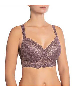 Сутиен с меки чашки в кафяво-розов нюанс Viktoria снимка