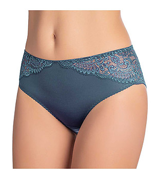 Бикини с дантела в цвят петрол Viktoria снимка