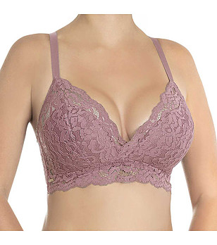 Сутиен без банели в цвят пепел от роза Flamingo снимка