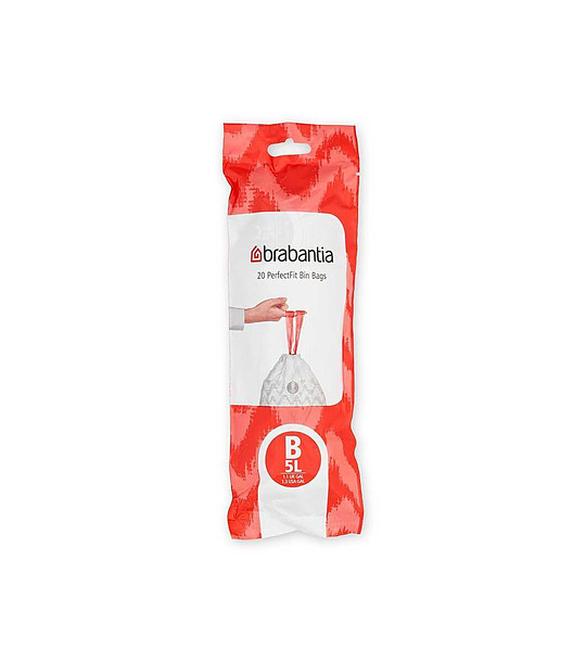 Торба за кош Brabantia размер B 5л 20 броя снимка