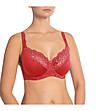Червен сутиен с полумеки чашки Viktoria-0 снимка