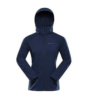 Тъмносиньо дамско softshell яке Women HOORA снимка