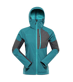 Дамско softshell яке в зелено и сиво ESPRITA 2 снимка