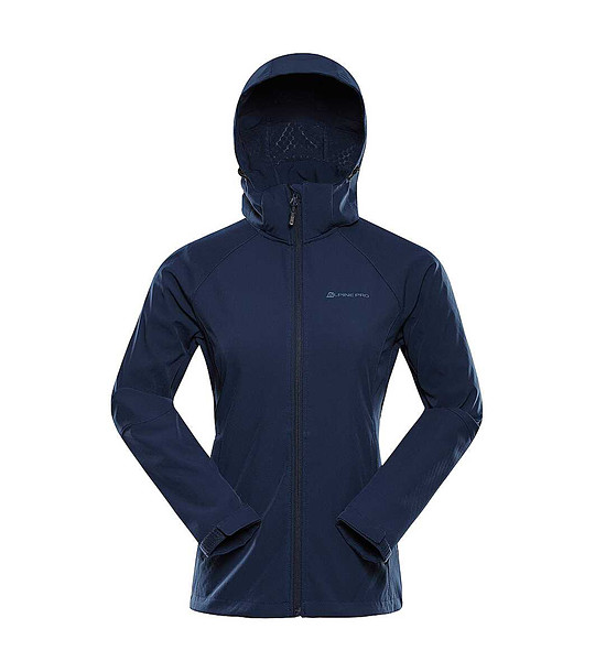 Тъмносиньо дамско softshell яке Women HOORA снимка