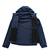 Тъмносиньо мъжко softshell яке HOOR с DWR-1 снимка