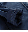 Тъмносиньо мъжко softshell яке HOOR с DWR-3 снимка
