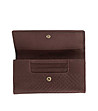 Кафяв голям дамски портфейл от естествена кожа с RFID защита-4 снимка
