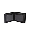 Малък черен кожен портфейл с RFID защита-0 снимка