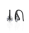 Комплект черна гривна и обеци Fashion с кристали Swarovski-2 снимка