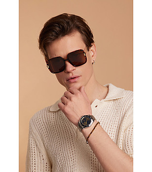 Слънчеви unisex очила в цвят хавана ARMADA снимка
