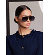 Unisex слънчеви очила в златисто и черно URBAN DANDY-2 снимка
