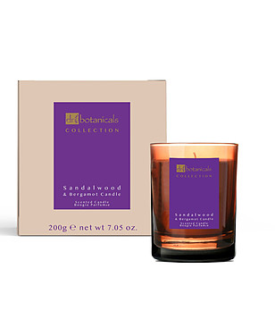 Ароматна свещ Sandalwood & Bergamot 200 гр снимка