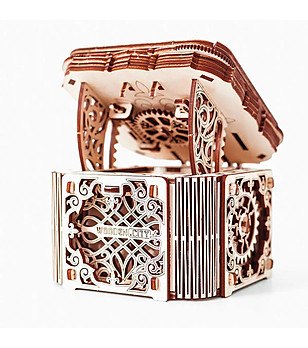 Дървен 3D пъзел серия Decoration - Кутия със загадка снимка