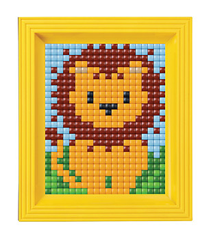 Мозайка с рамка и пиксели XL, Pixelhobby - Лъвче снимка