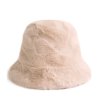 Дамска светлобежова шапка Bucket-1 снимка