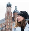 Черна плетена шапка Wielkomiasteczkowy-1 снимка