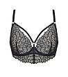 Celeste soft bra with decorative stripes-3 снимка