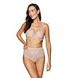 Бежови бикини с висока талия Cate high waist panty-0 снимка