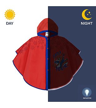 Детски дъждобран тип пончо в червено 3-6 години Spiderman снимка