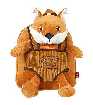 Детска плюшена раница с две лица Fanny Fox снимка