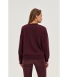 Дамска блуза в бордо-2 снимка