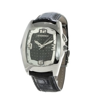 Кварцов мъжки часовник в черно и сребристо снимка