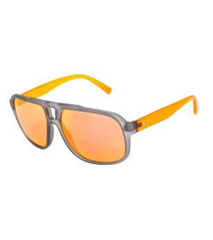 Дамски слънчеви очила в сиво и жълто снимка