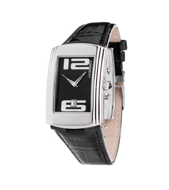 Унисекс часовник в черно и сребристо снимка