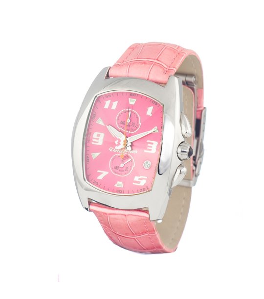 Унисекс часовник в розово и сребристо снимка