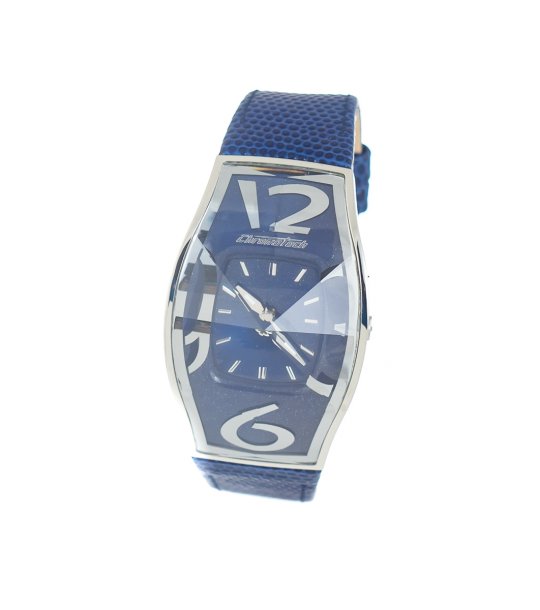 Мъжки син часовник с извит дисплей снимка