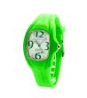Зелен унисекс кварцов часовник-0 снимка