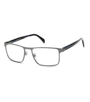 Мъжки правоъгълни рамки за очила в сиво снимка