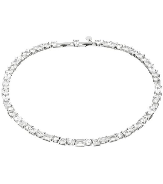 Елегантно дамско колие с кристали снимка