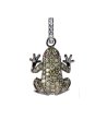 Висулка с дизайн жаба с кристали-0 снимка