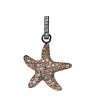 Висулка във форма на морска звезда с кристали-0 снимка